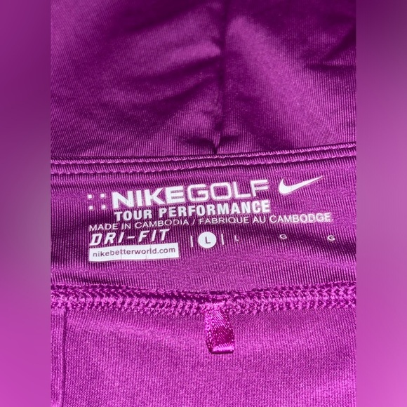 Nike Golf Tour Performance Dri-Fit Pink Fuchsia Plum Pleated‎ Skirt Women’s XL - Picture 3 of 8